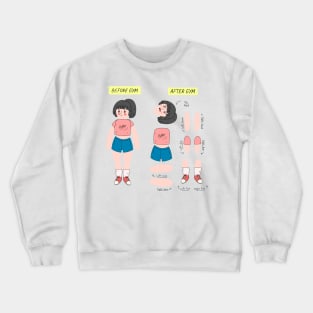 Gym girl Crewneck Sweatshirt